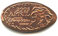 Tokyo Disneyland Resort "pressed penny" - coin of the month