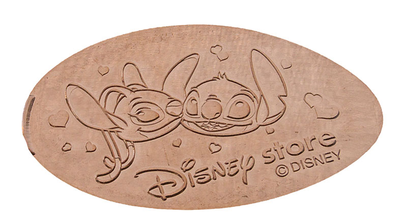 Stitch and Angel pressed penny or medal.