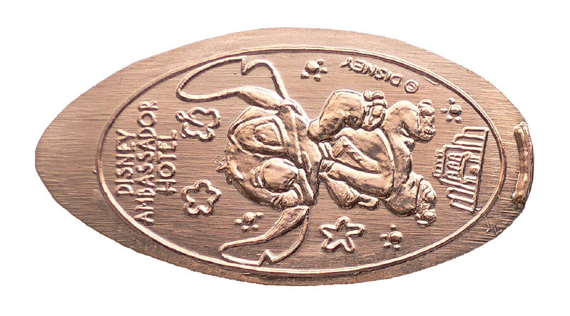Tokyo Disneyland elongated coin or souvenir medal as they are called.