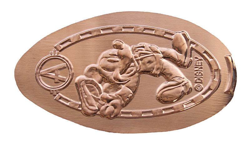 Mickey Mouse Hotel pressed penny or medal