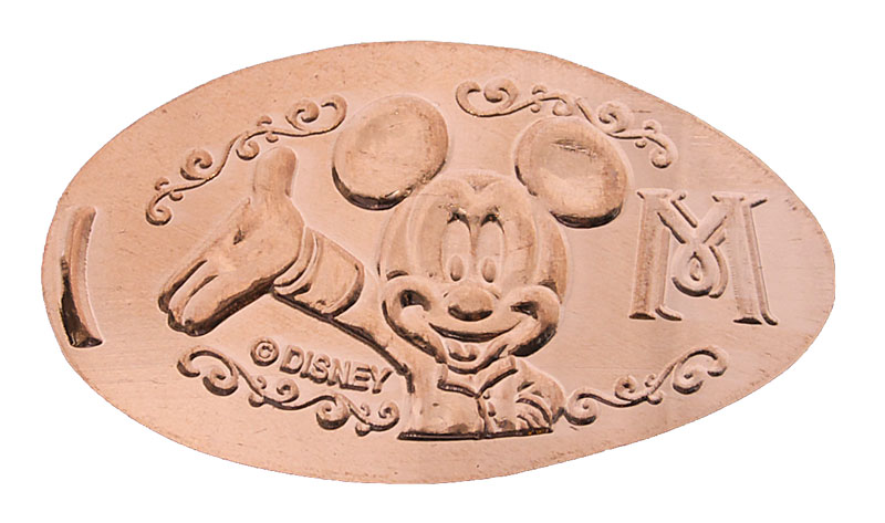 Mickey Hotel Miracosta Hotel Tokyo Disneyland pressed penny or medal released April, 2009