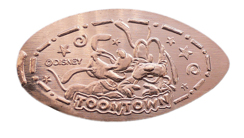 Tokyo Disneyland Pressed Penny Medal.