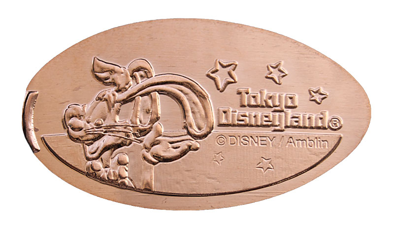 Roger Rabbit Tokyo Disneyland pressed penny or medal released April, 2009