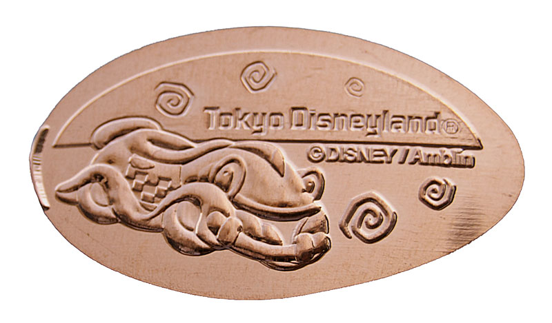 Benny the Cab Tokyo Disneyland pressed penny or medal released April, 2009