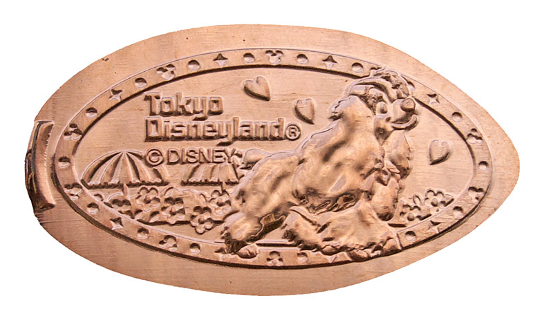 Tokyo Disneyland pressed penny released July 1, 2010
