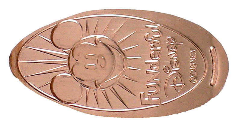 Tokyo Disneyland pressed penny medal