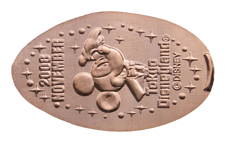 Tokyo Disneyland Coin of the Month Novemeber 2008 Mickey