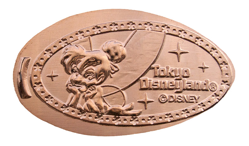 Tokyo Disneyland pressed penny released July 1, 2010