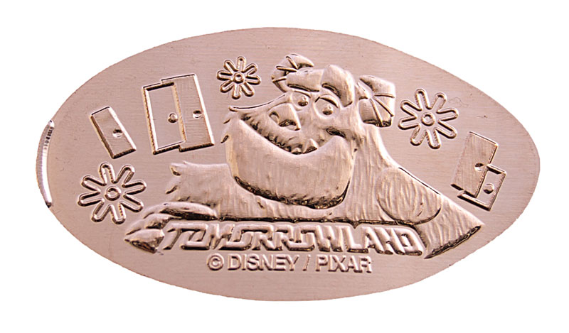 Tokyo Disney Sulley souvenir coin