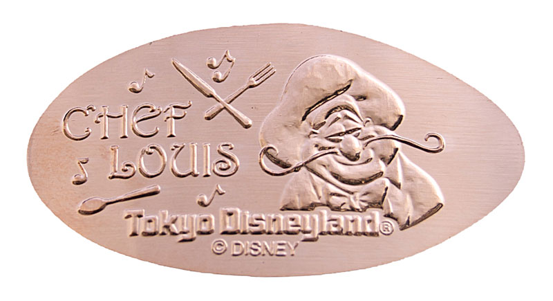 Tokyo Disney Chef Louis souvenir coin
