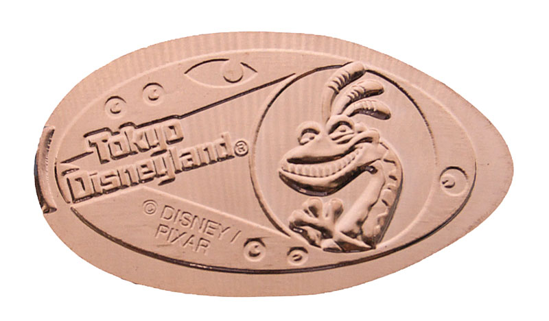 Randall Boggs Tokyo Disneyland pressed penny or medal released April, 2009