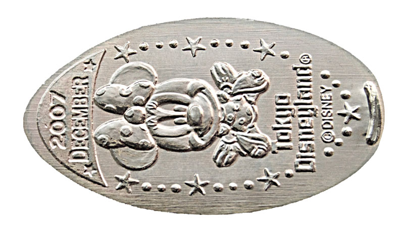 Tokyo Disneyland souvenir elongated coin