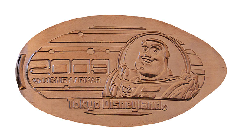 Tokyo Disneyland pressedpenny medal for 2009 Buzz Lightyear!