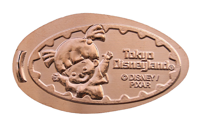 Boo Tokyo Disneyland pressed penny or medal released April, 2009