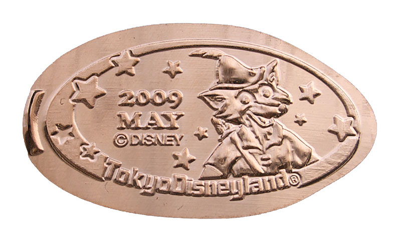 Robin Hood May 2009 Tokyo Disneyland pressed penny.