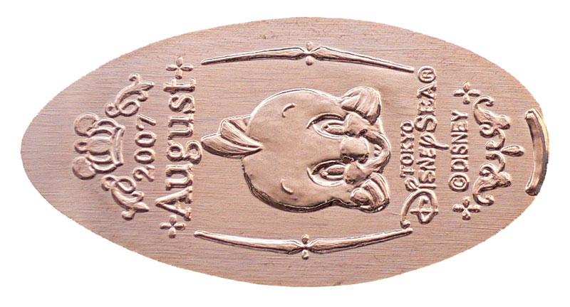 Tokyo Disneyland Medals from August 1, 2007