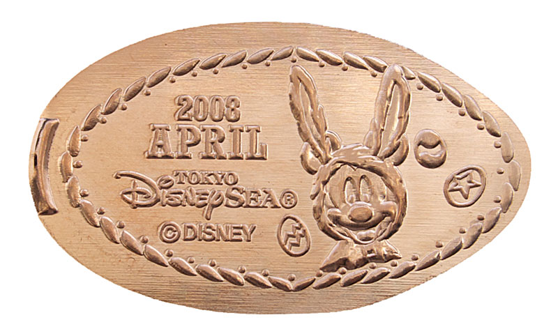 April 2008 DisneySea Medal of the Month, Easter Bunny Mickey Mouse