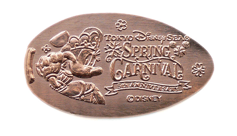 Spring Carnival Tokyo DisneySea pressed penny or medal.