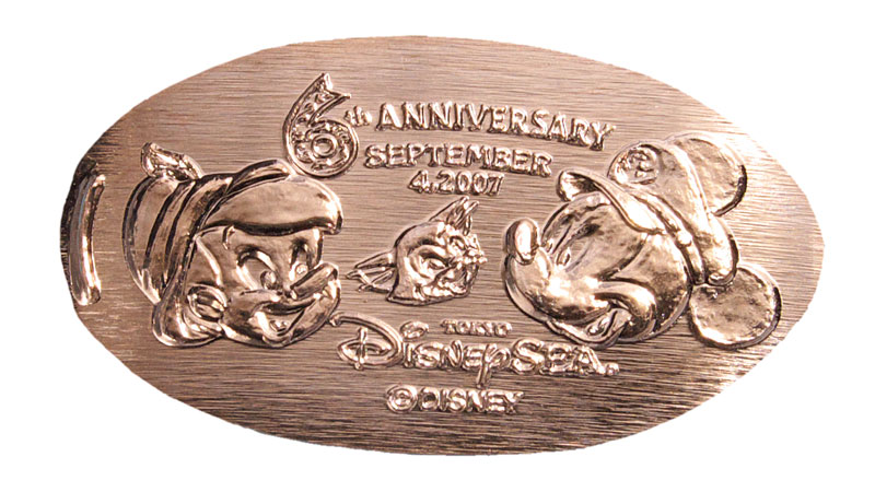 Tokyo DisneySea anniversary medal