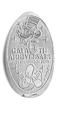 Ambassador Hotel souvenir medal.