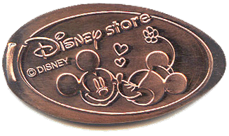 Disney Store pressed penny medal