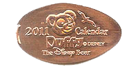Click to zoom this Tokyo Disneyland picture of a Duffy Pressed Penny or medal