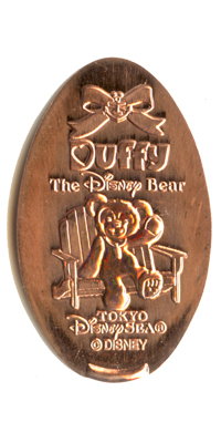 Duffy waving Tokyo DisneySea pressed penny.
