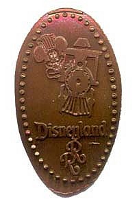 Engineer Mickey Penny Press Machine Coin