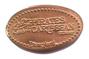 Pirates of the Caribbean Penny Press Machine Coin
