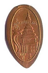 Temple of the Forbidden Eye Penny Press Machine Coin