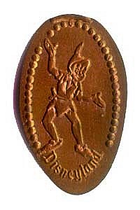 Peter Pan Penny Press Machine Coin