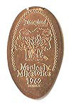1962 Swiss Family Treehouse Opens pressed penny or elongated coin 