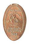 1968 Winnie The Pooh for President pressed penny or elongated coin 