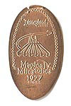 1977 Space Mountain Opens pressed penny or elongated coin 