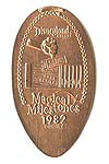 1982 A-E Tickets Discontinued pressed penny or elongated coin 