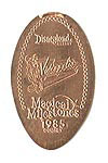 1985 Videopolis Opens pressed penny or elongated coin 