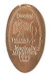 1999 Tarzan's Treehouse Opens pressed penny or elongated coin 