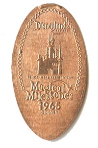 1965 Tencennial Celebration pressed penny from our elongated coin collection 1965 pressed penny Tencennial Celebration from our elongated coin collection