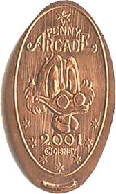 Uncle Scrooge Penny Arcade Pressed Penny or Medal