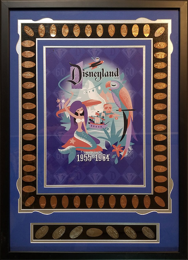Cast Member 60th Anniversary Framed Decades Pressed Penny Set