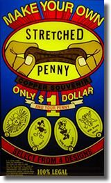 WDW first pressed penny machine marquee, sign