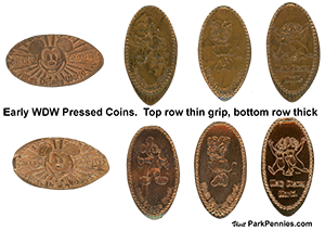The first Walt Disney World Pressed Coins