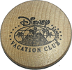 Disney Vacation Club Wooden Nickel attributed to Disney California Adventure 