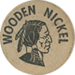  WDW Frontierland wooden nickel obverse