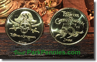 The new Disneyland Pirates of the Caribbean 55th Anniversary Medallion