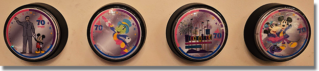 Main Street Candy Palace / Penny Arcade medallion set #252, 253, 254 and 255. Onstage by 12/25/2025.