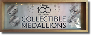 100 Years Medallions, Guide Numbers 21-25 located at the Kingswell Camera Shop, DCA