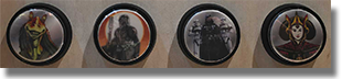 The new Star Wars set of medallions, (#299-302)