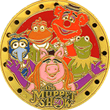 #D23M0006 The Muppet Show 50 D23 2026 Commemorative Medallion. THE ULTIMATE DISNEY FAN EVENT, 2026, medallions. 8-14-2026.