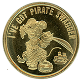 Medallion Vending Machine, Medallion Number 2, Pirate Minnie "I've Got Pirate Swagger"